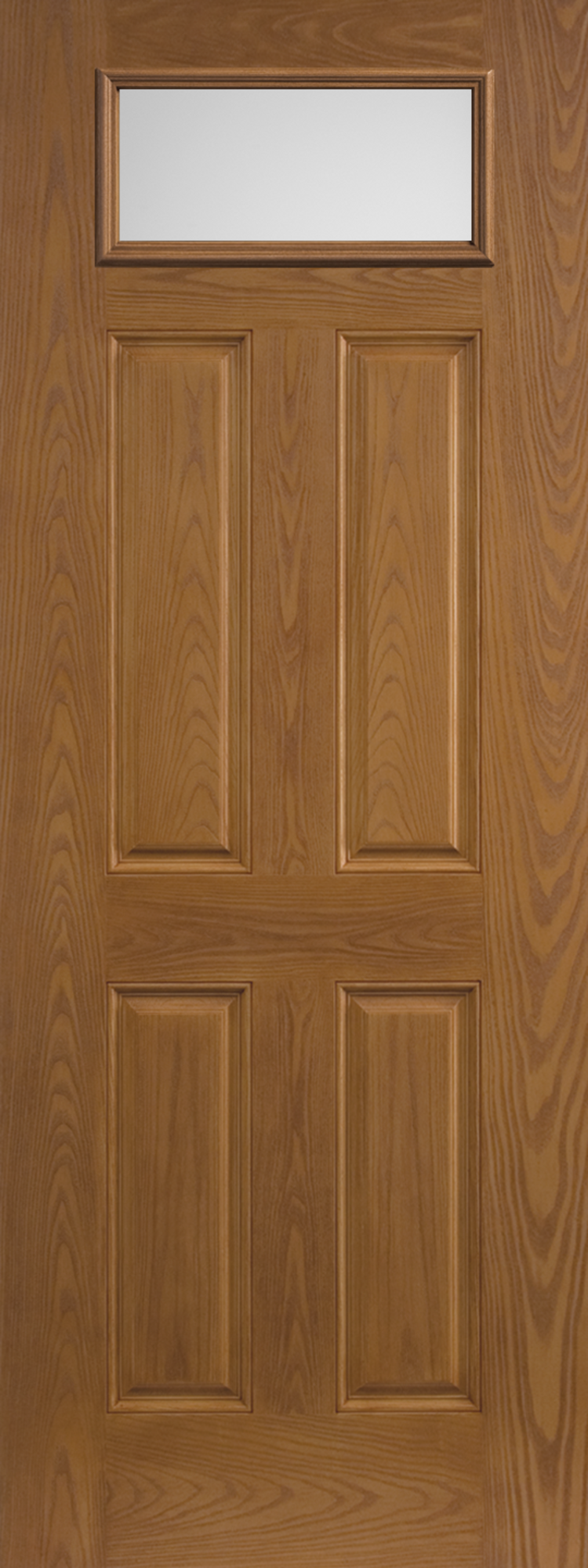 BLT-228-140-4, Belleville Oak Textured 4 Panel Door Rectangle Lite with ...